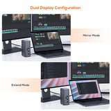 mbeat 14-in-1 USB4 Docking Station with 8K Video, 40Gbps Data - Space Grey - 45-Degree Angle