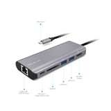 mbeat Elite USB Type-C Multifunction Dock - Top-Down View