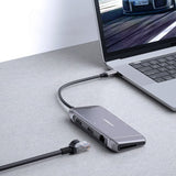 mbeat Elite X11 Dual HDMI USB-C Multifunction Docking Station - Close-Up Angle