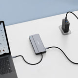 mbeat Elite X14 Triple 4K Display Multi-Port USB-C Hub - Top-Down View