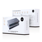 mbeat 15-in-1 Triple Display USB-C Dock (2 x HDMI & 1 x Display Port) - Low Angle