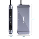 mbeat Elite X9 9-In-1 USB-C Docking Station - Low Angle