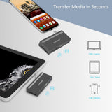 mbeat Essential 5-In-1 USB- C Hub ( USB hub 2.0, 3.0, SD/TF card reader ) - Top-Down View