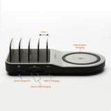 mbeat Gorilla Power 50W Qi Certified Multi-Device USB & Wireless Charging Dock - 45-Degree Angle