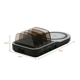 mbeat Gorilla Power 50W Qi Certified Multi-Device USB & Wireless Charging Dock - Rear View