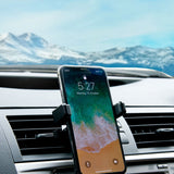 mbeat Gorilla Power 10W Wireless Car Charger With 2.4A USB Charging, Air Vent Clip & Windshield Stand - Low Angle