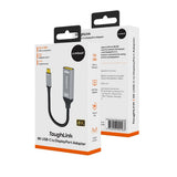 mbeat Tough Link 8K USB-C to DP Adapter - Space Grey - Close-Up Angle