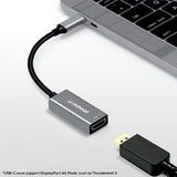 mbeat Elite USB-C to HDMI Adapter - Space Grey - Side View