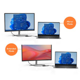 mbeat Elite Display Port to HDMI Adapter - Space Grey - Top-Down View