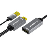 mbeat Tough Link HDMI to DisplayPort Adapter with USB Power - Top-Down View