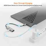 mbeat Tough Link USB-C to DP Adapter with 100W PD - Space Grey