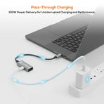 mbeat Tough Link USB-C to HDMI Adapter with 100W PD - Space Grey