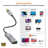 mbeat Tough Link USB-C to HDMI Adapter with 100W PD - Space Grey - 45-Degree Angle