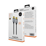 mbeat Tough Link 1.8m 16K DP to DP Cable - Space Grey - Rear View