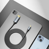 mbeat Tough Link 1.8m 16K USB-C to DP Cable - Space Grey
