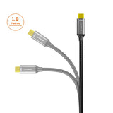 mbeat Tough Link 8K 1.8m USB-C to DisplayPort Cable - 45-Degree Angle
