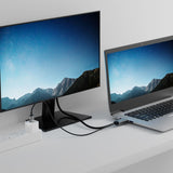 mbeat Tough Link 1.8m HDMI to DisplayPort Cable with USB Power - Front View