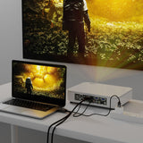 mbeat Tough Link 1.8m HDMI to VGA Cable with USB Power & 3.5mm Audio - Front View
