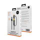 mbeat Tough Link 2m USB & USB-C to RJ45 Ethernet Cable - Space Grey