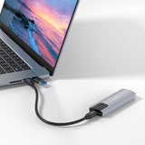 mbeat 10Gbps M.2 NVMe SATA SSD Enclosure - Front View