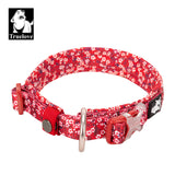 Floral Collar Poppy Red M - Front View