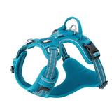 No Pull Harness Blue XL - Front View