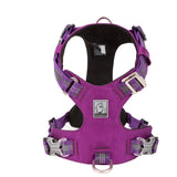 Lightweight 3M reflective Harness Purple 2XS - Front View