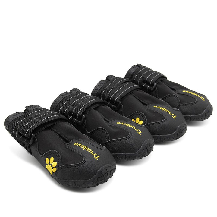 Weatherproof Dog Booties in Black - Size 3