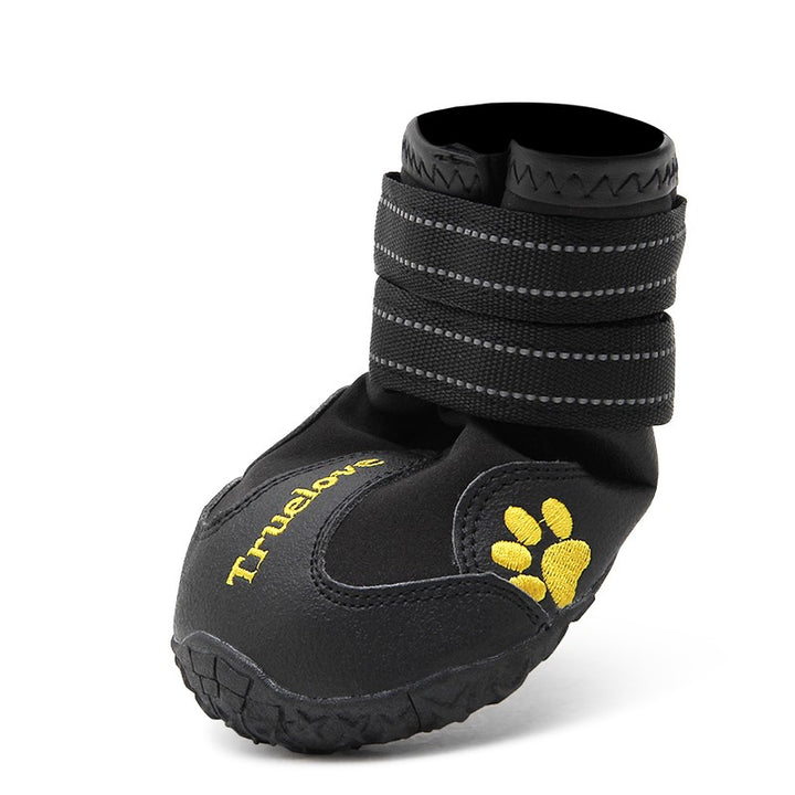 Weatherproof Dog Booties in Black - Size 3