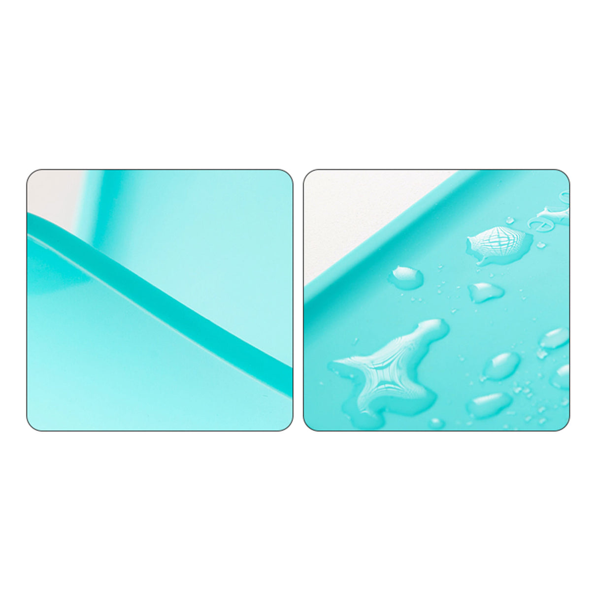 Blue Radiance Silicone Pet Food Mat - Waterproof and Easy to Clean