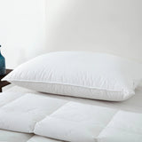 Dreamaker Luxury 50/50 Duck Down & Feather Pillow - Side View