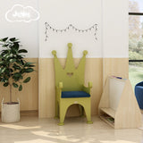 Jooyes Wooden Kids Chair Crown - Green - Top-Down View