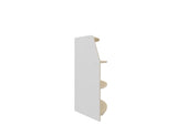 Jooyes Goteborg Kids 3 Tier Corner Shelf Wooden Storage Cabinet - Rear View
