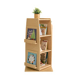 Jooyes Kids Wooden Revolving Bookcase - H92cm - Front View