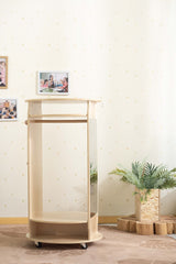 Jooyes Role Play Costume Dress Up Trolley with Mirror - Top-Down View