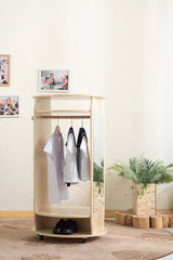 Jooyes Role Play Costume Dress Up Trolley with Mirror - Rear View