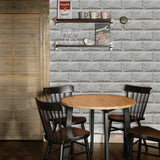 Waterproof Tiles Wallpaper Stickers Bathroom Kitchen Cloudy Brick - 45-Degree Angle