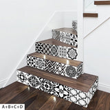 Nordic Wall Sticker Bathroom Waterproof Self-adhesive Tile Sticker  Kitchen Cabinet Decor - Side View