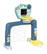 Sports World 3-in-1 Adjustable Indoor basketball, Soccer Goal, and Golf Set - Top-Down View