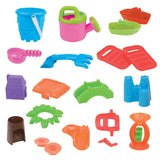 Children's 2-in-1 Sand & Water Table, Includes 18 Play Accessories - Front View