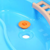 Outdoor Sand and Water Table Toy with Umbrella (28 Pcs Accessories) - Top-Down View