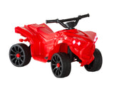 Rechargeable Ride-on Quad bike (Red) with Safe Braking System - 45-Degree Angle
