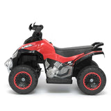 Quad Ride-on Electronic 4 Wheel ATV (Red) for Children - Up To 3km/h - Front View
