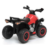Quad Ride-on Electronic 4 Wheel ATV (Red) for Children - Up To 3km/h - Side View