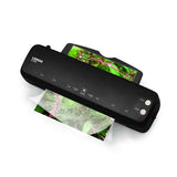 Hot Paper Laminator 350W for 80-100 Microns with 50 A3 Laminating Pouches - Front View