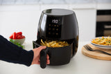 3L Digital Air Fryer w/ 200 C, Non-Stick & Removable Basket - Front View