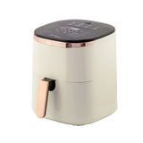7L Digital Air Fryer with 8 pre-set Touch-control Cooking Programs - Cream - 45-Degree Angle