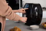 8L Digital Air Fryer, 1800W, Non-Stick, 8 Cooking Programs - Close-Up Angle