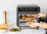 23L Digital Air Fryer Convection Oven with 12 Cooking Programs - Rear View