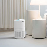 Air Purifier and Cleaner with HEPA Filter, Sleep Mode and Timer - Rear View